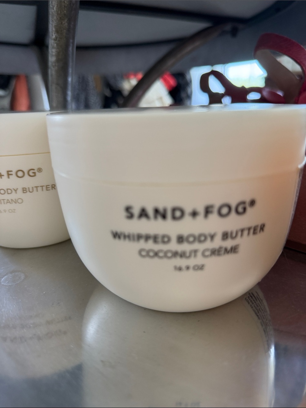 SAND+FOG Coconut Crème Whipped Body Butter — White